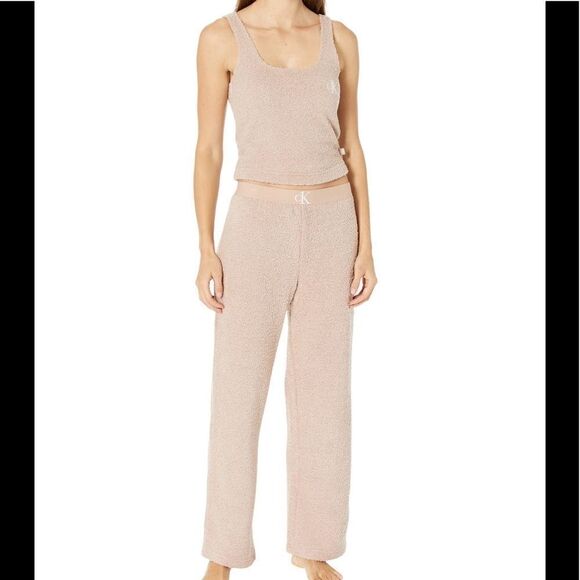 NWT Calvin Klein Plush Lounge Sleepwear Set - Picture 1 of 10
